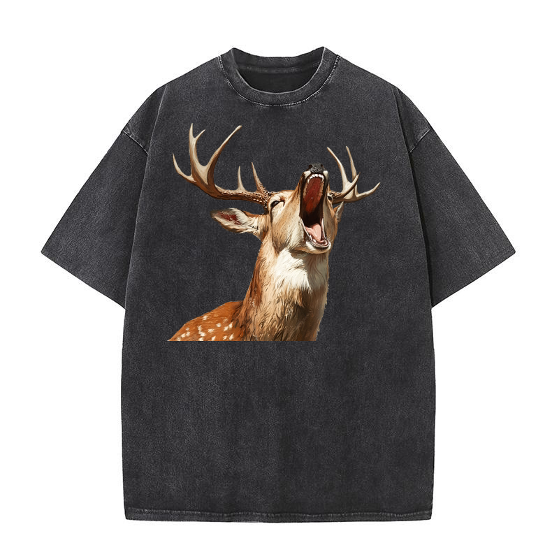 Three Deer 04 Washed T-Shirt