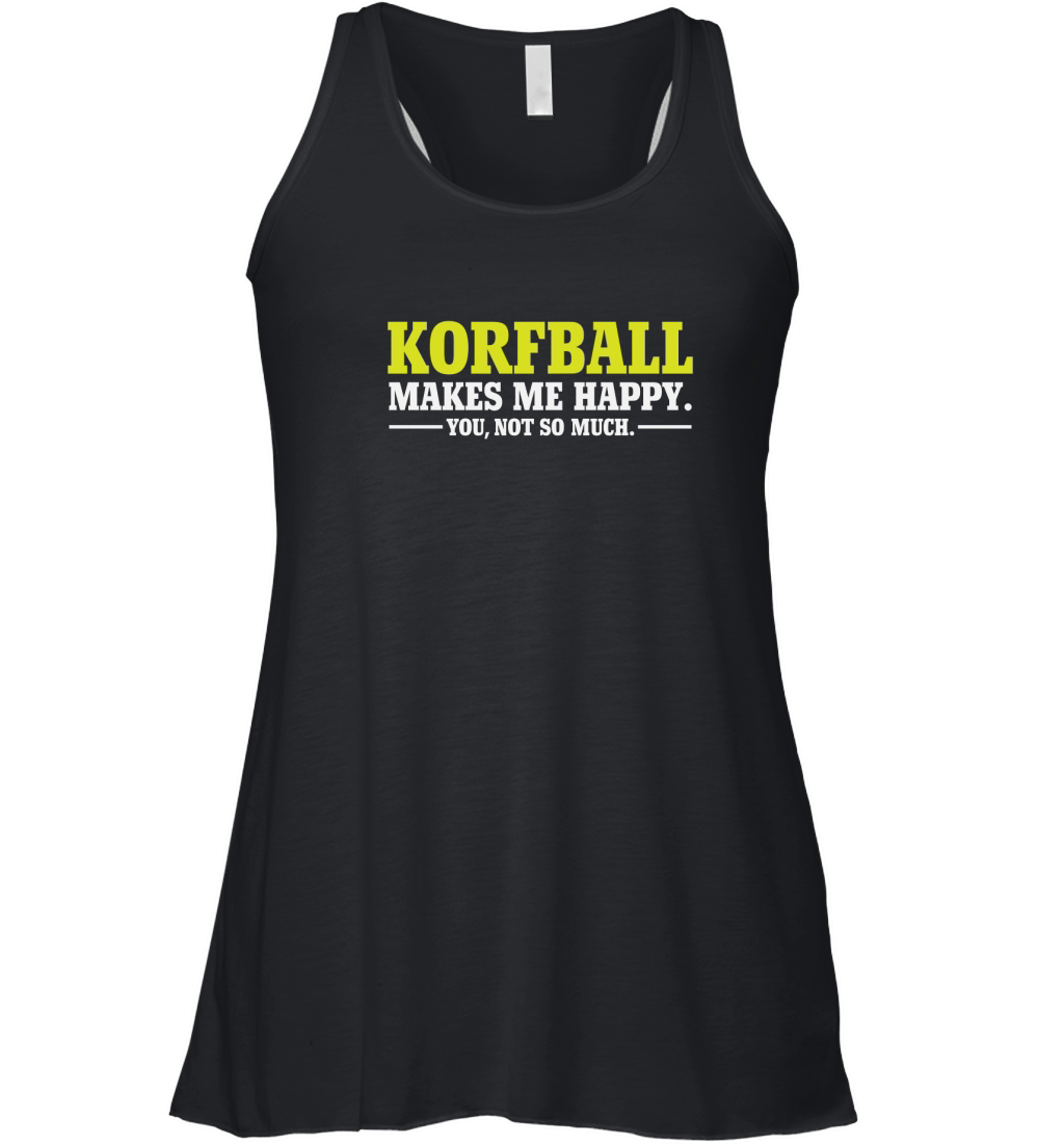 Korfball makes me happy Women's Flowy Tank Top