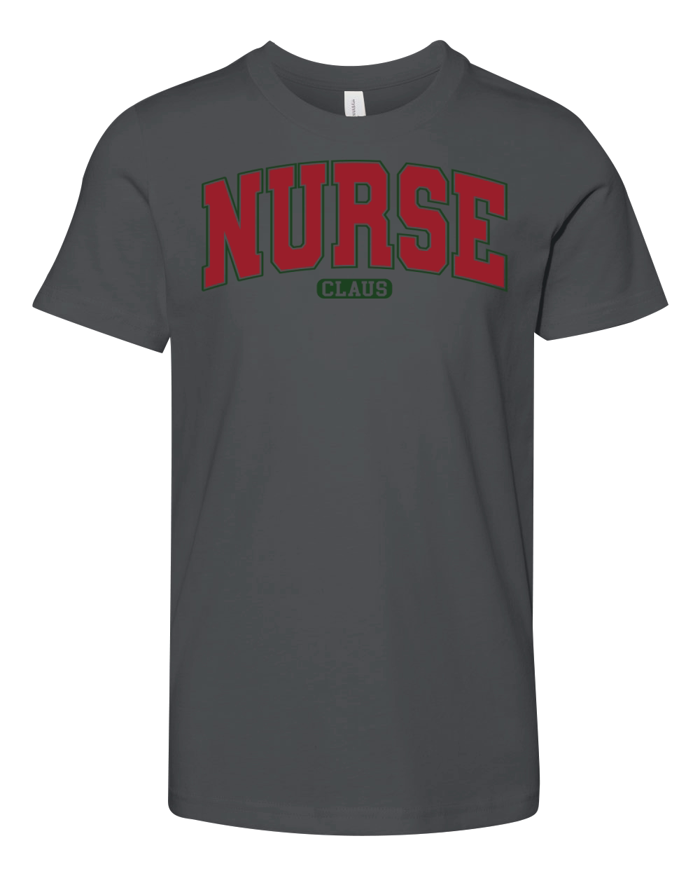 NurseClausVarsity Youth Unisex Jersey Tee