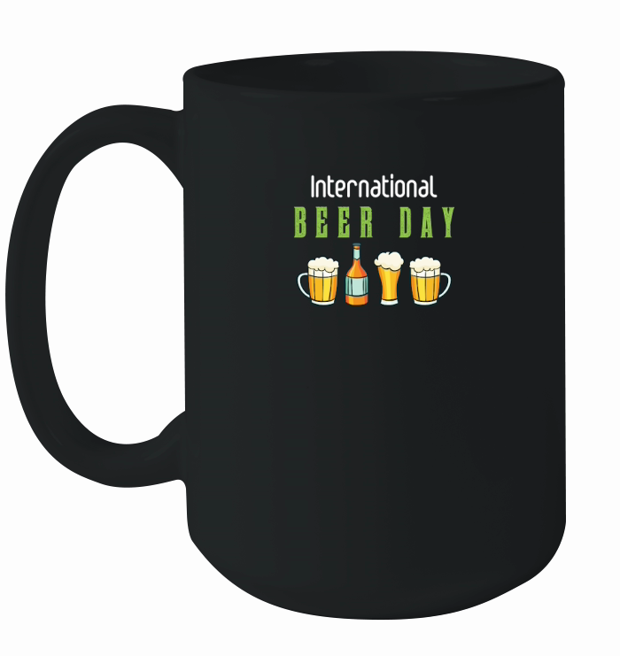 International Beer Day Ceramic Mug