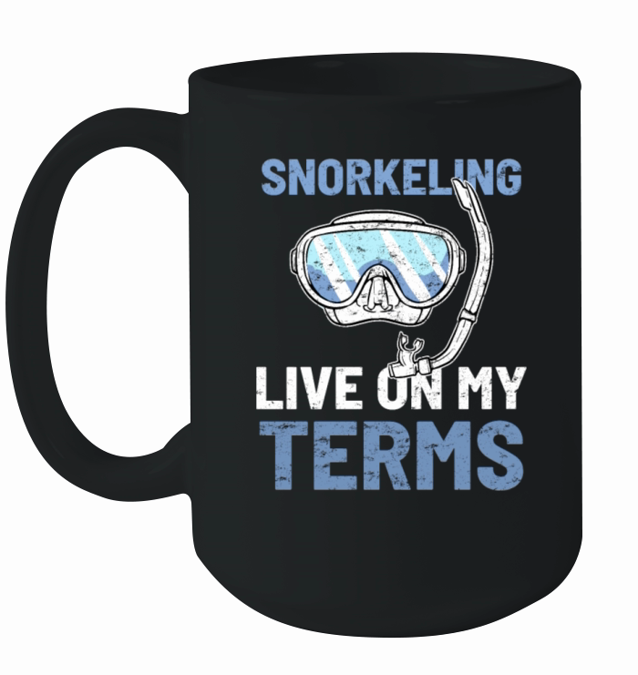 Snorkeling Snorkeler Ceramic Mug