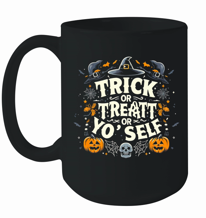 trick or treat or your self Ceramic Mug