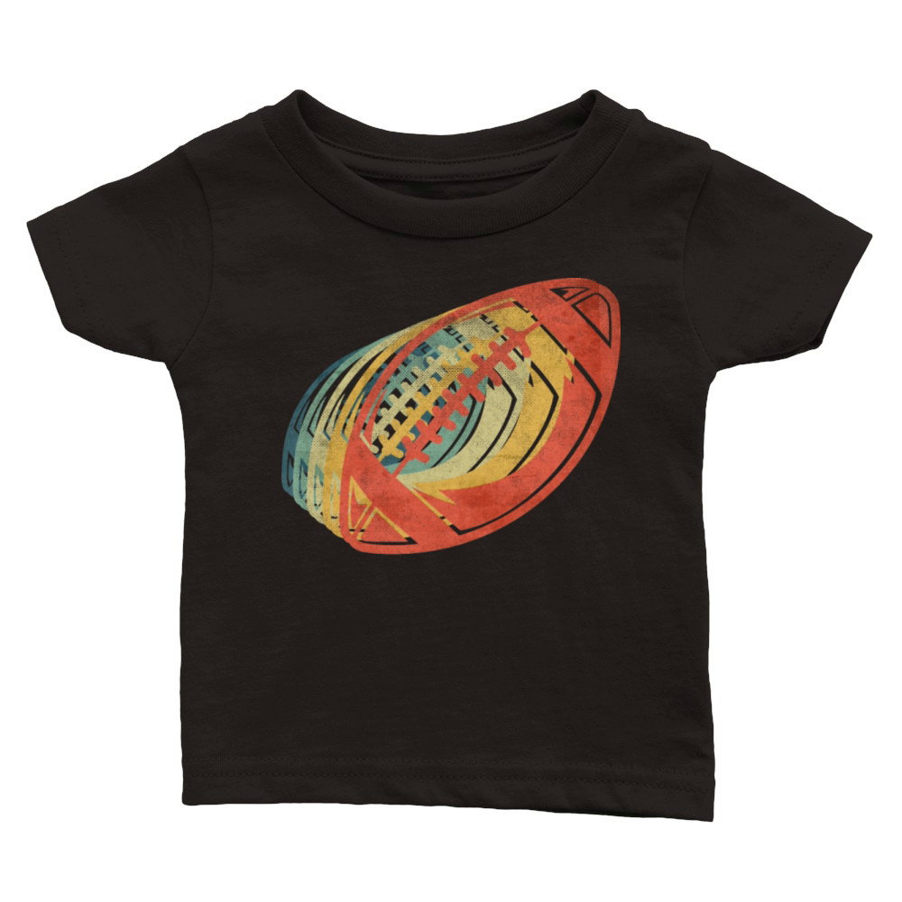 American Football Retro Vintage Color Classic Baby Crewneck T-shirt