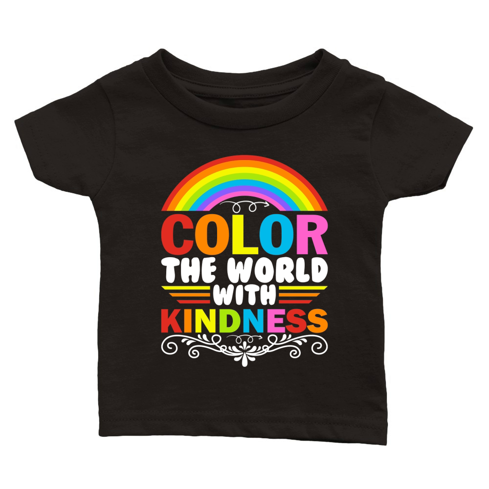 Color The World With Kindness Classic Baby Crewneck T-shirt