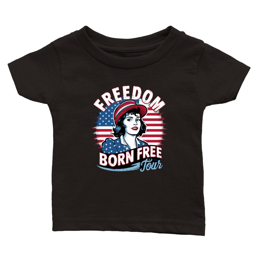 Freedom Born Free Tour Classic Baby Crewneck T-shirt