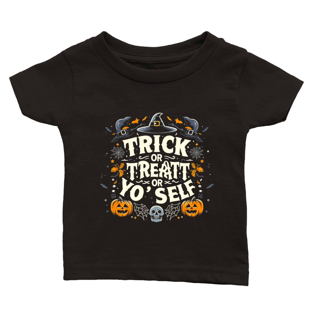 trick or treat or your self Classic Baby Crewneck T-shirt