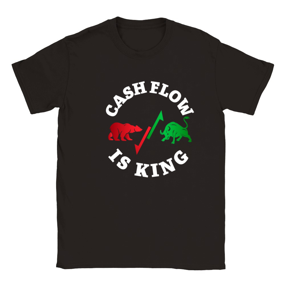 Cashflow is king - Trader Shares Stock Exchange Classic Kids Crewneck T-shirt