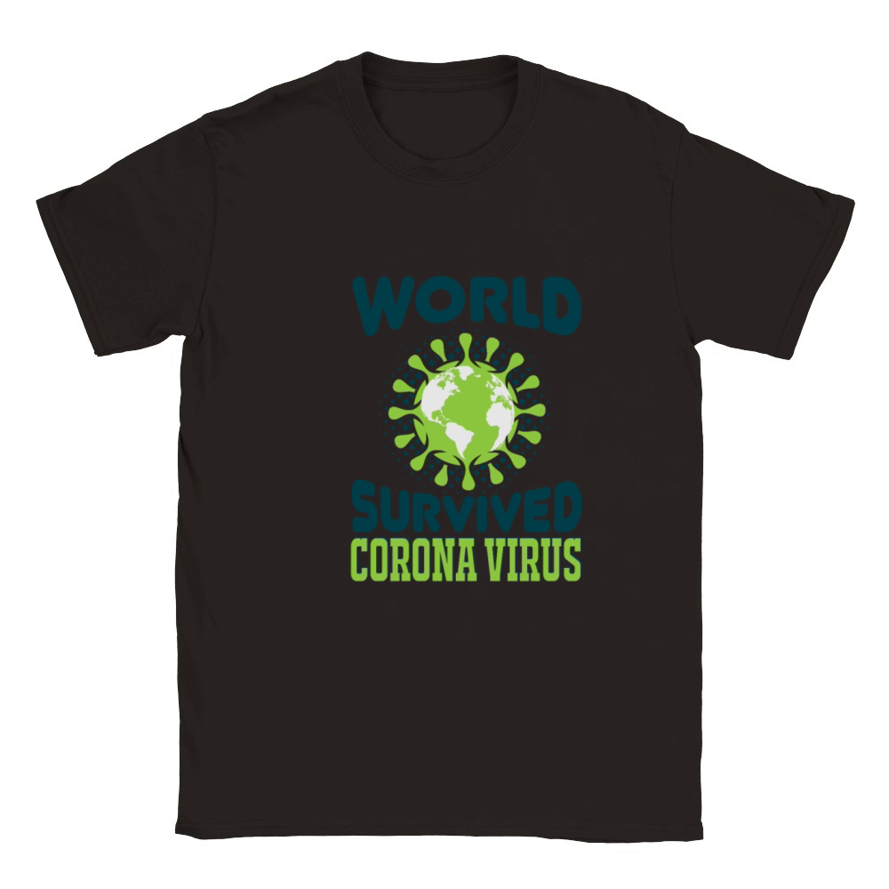 World Survived Corona Virus Classic Kids Crewneck T-shirt