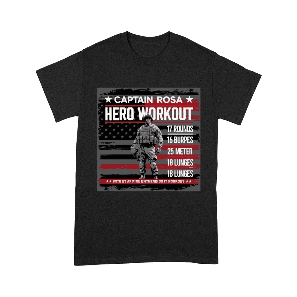 Captain Rosa Hero Workout for tribute Comfort T-shirt