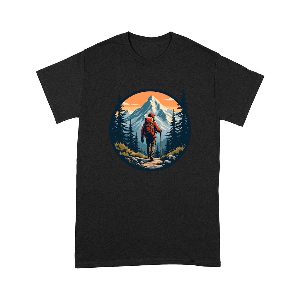 Mountain explorer hiking adventure Illus 13 Comfort T-shirt