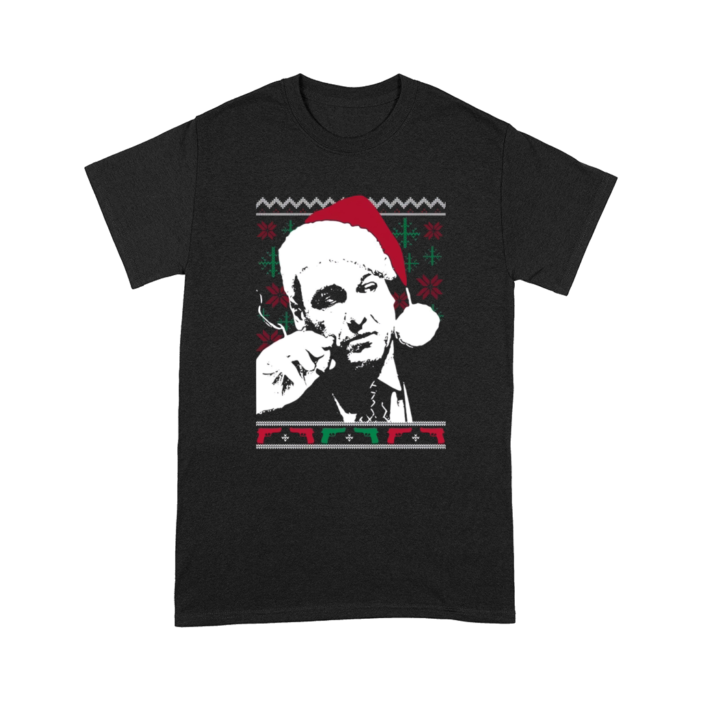 Santa Tony Soprano Ugly Christmas Comfort T-shirt