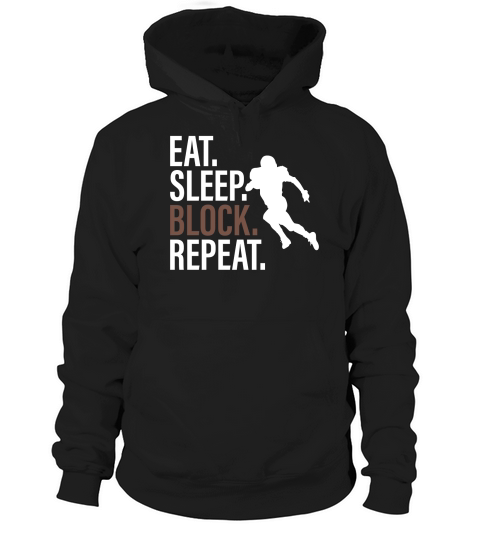 Eat Sleep Block Repeat Hoodie Unisex