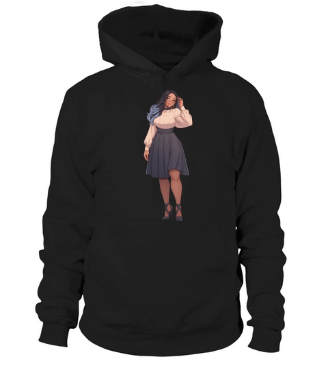 Gorgeous Waifu Sublimation Art Graphics Hoodie Unisex