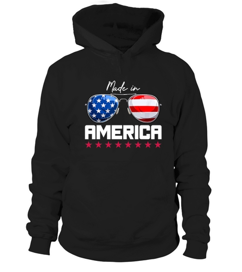 Made in america usa flag 02 Hoodie Unisex