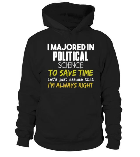 Political Science Major  for Back to School Gift Hoodie Unisex