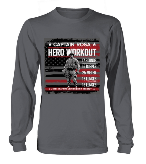 Captain Rosa Hero Workout for tribute Long sleeved Unisex