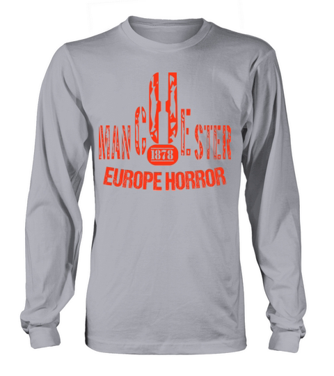 Manchester United 1878 the Europe Horror RED COLOR Long sleeved Unisex