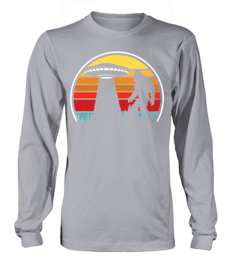 Vintage UFO Alien 33 Long sleeved Unisex