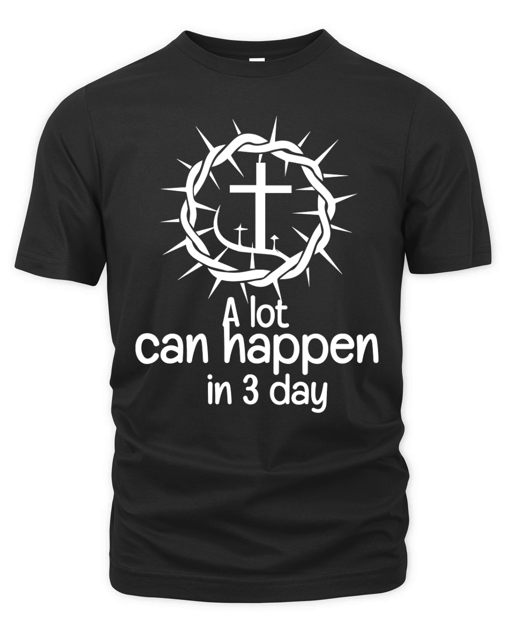 A Lot Can Happen in 3 Days Organic Unisex T-shirt