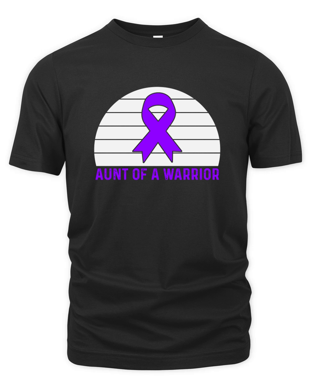Aunt Of A Warrior Organic Unisex T-shirt