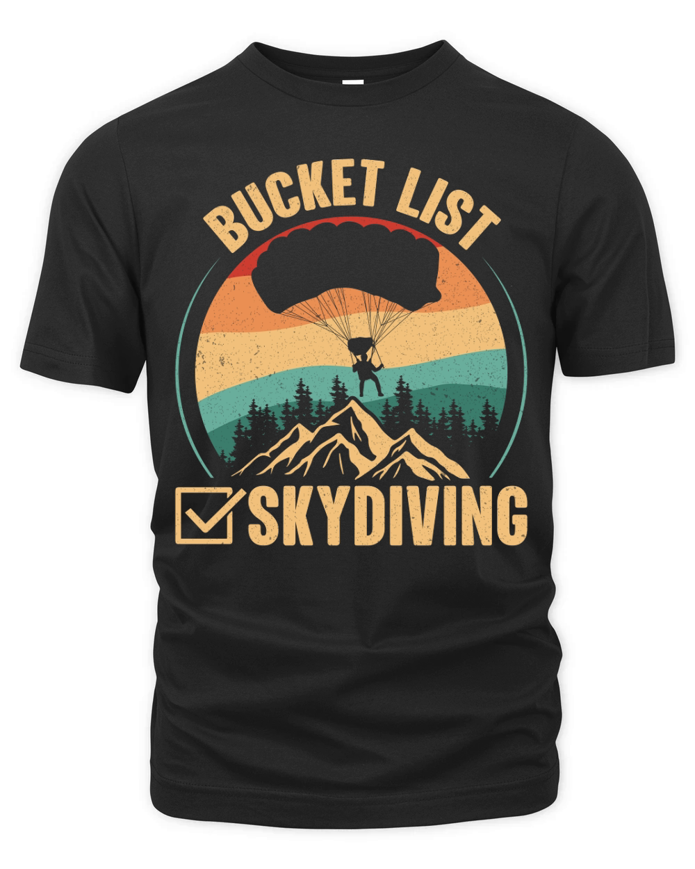 Bucket list skydiving 06 Organic Unisex T-shirt