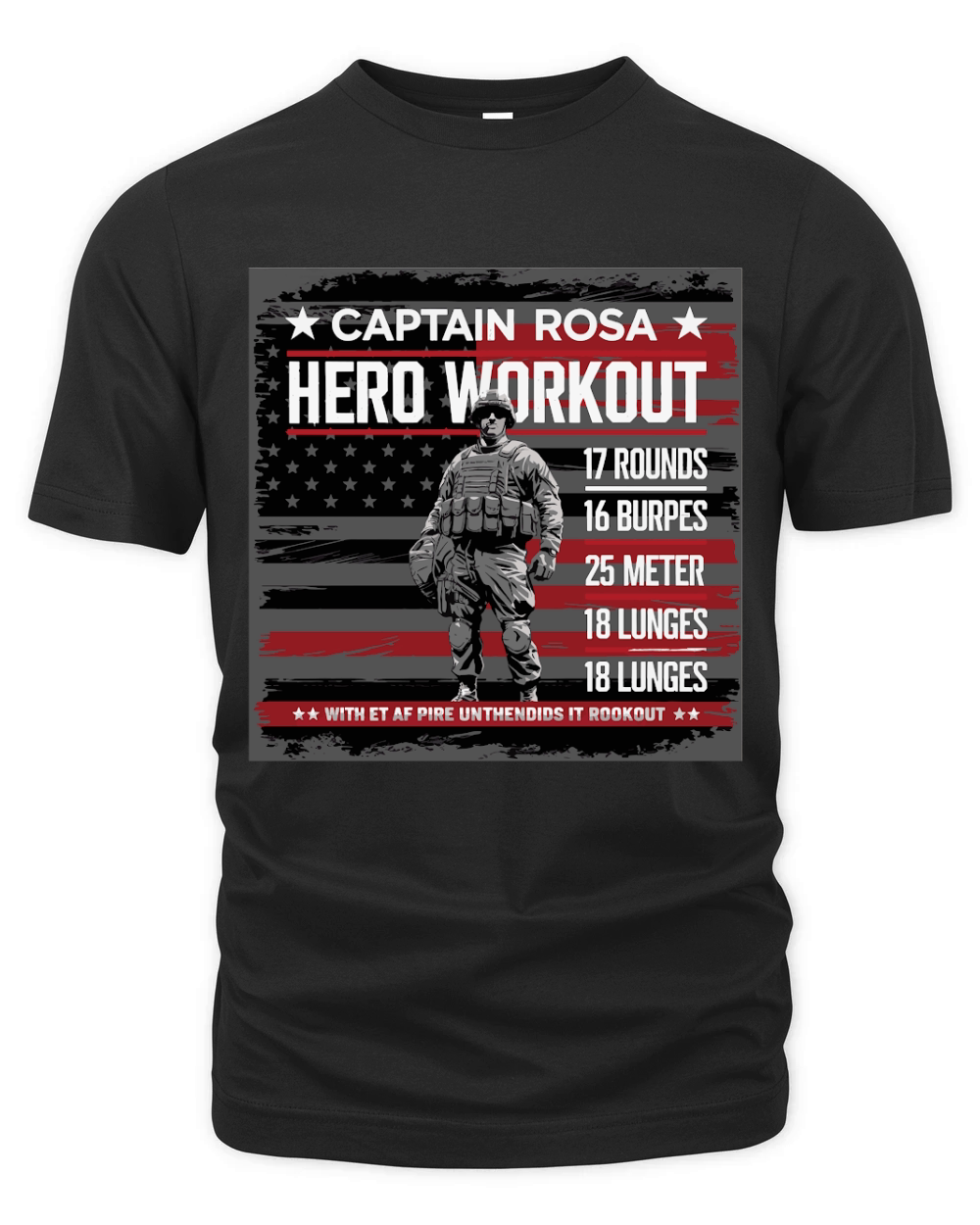 Captain Rosa Hero Workout for tribute Organic Unisex T-shirt