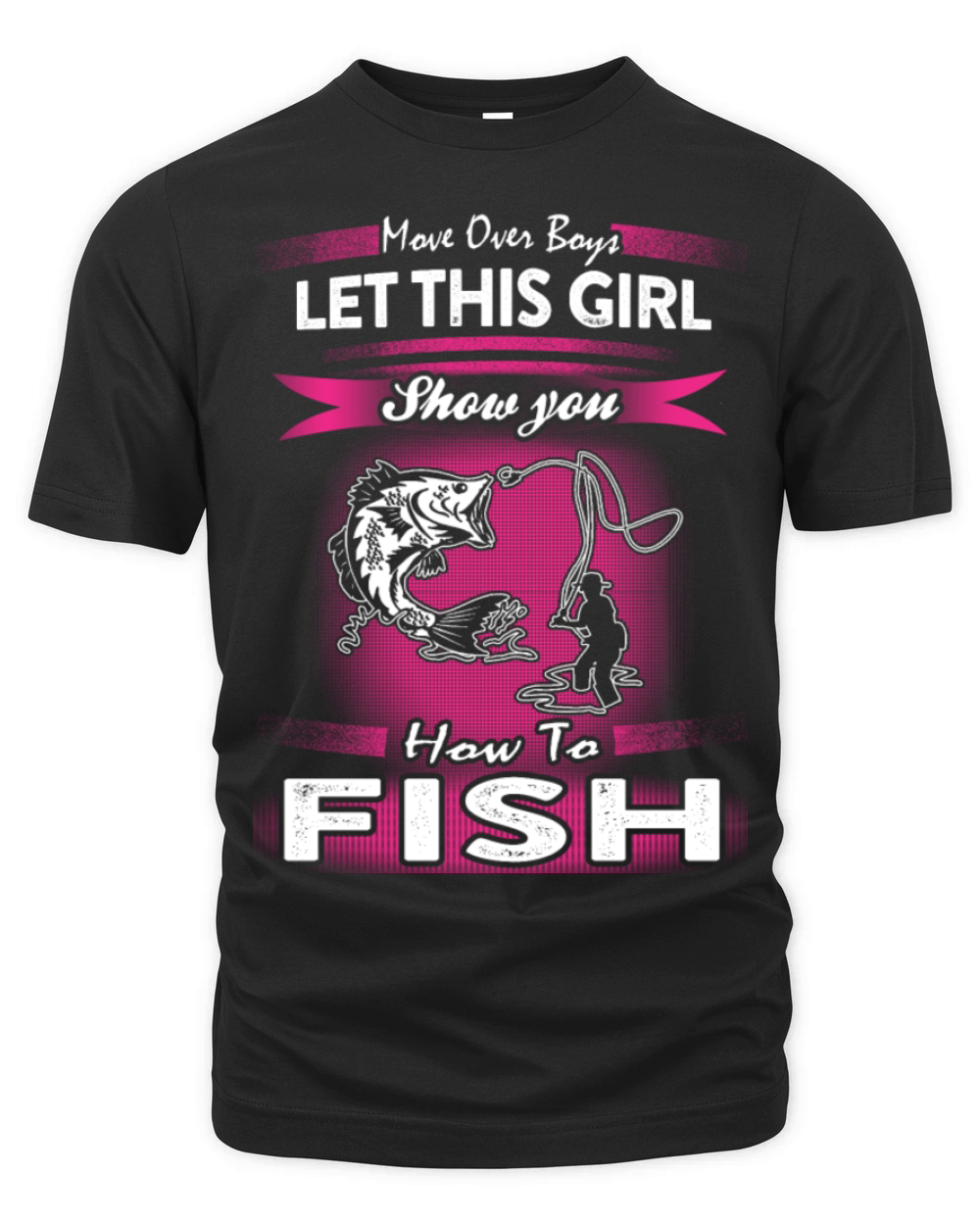 Fishing - Let this girl show you how to fish tee Organic Unisex T-shirt