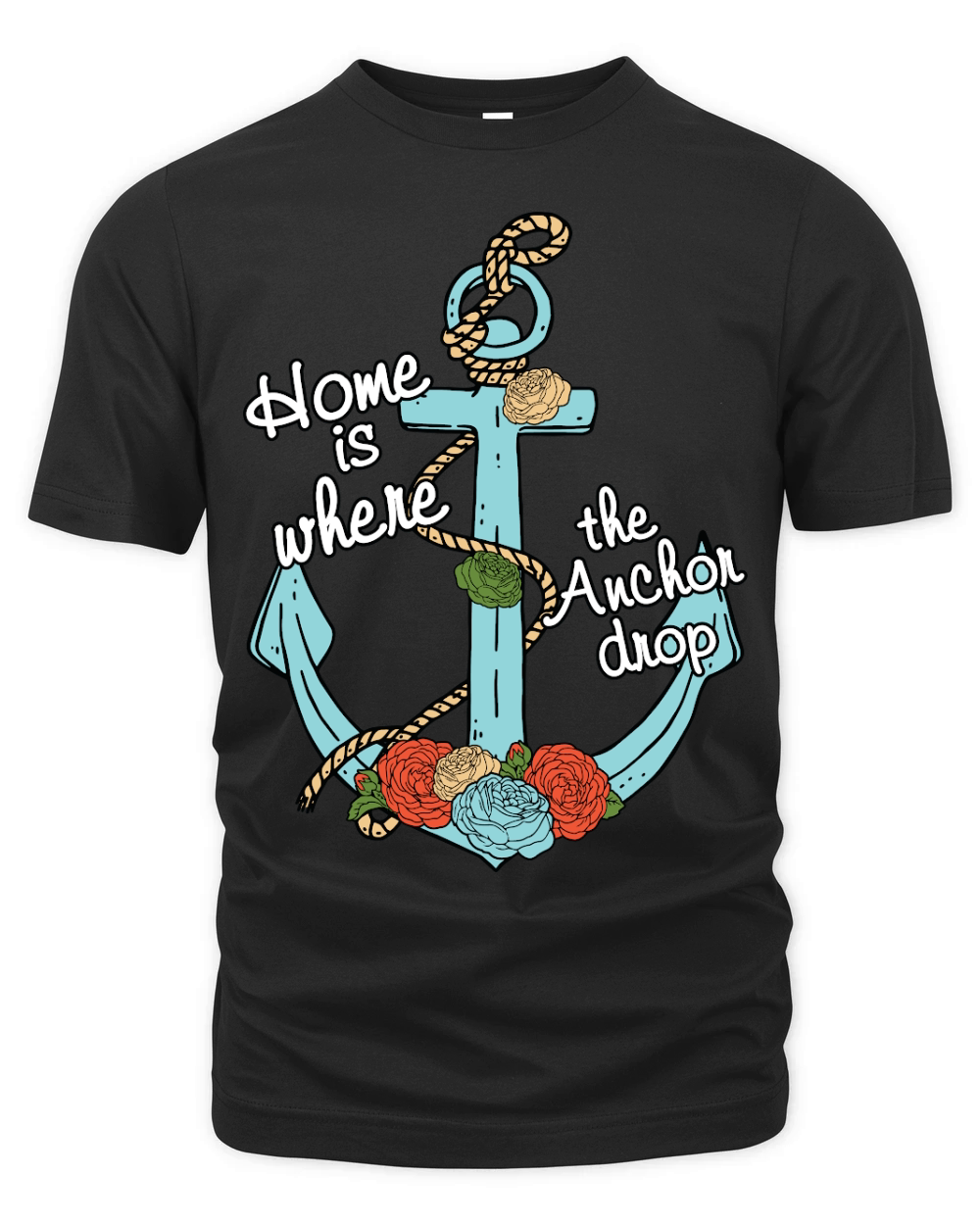Home is Where the Anchor Organic Unisex T-shirt
