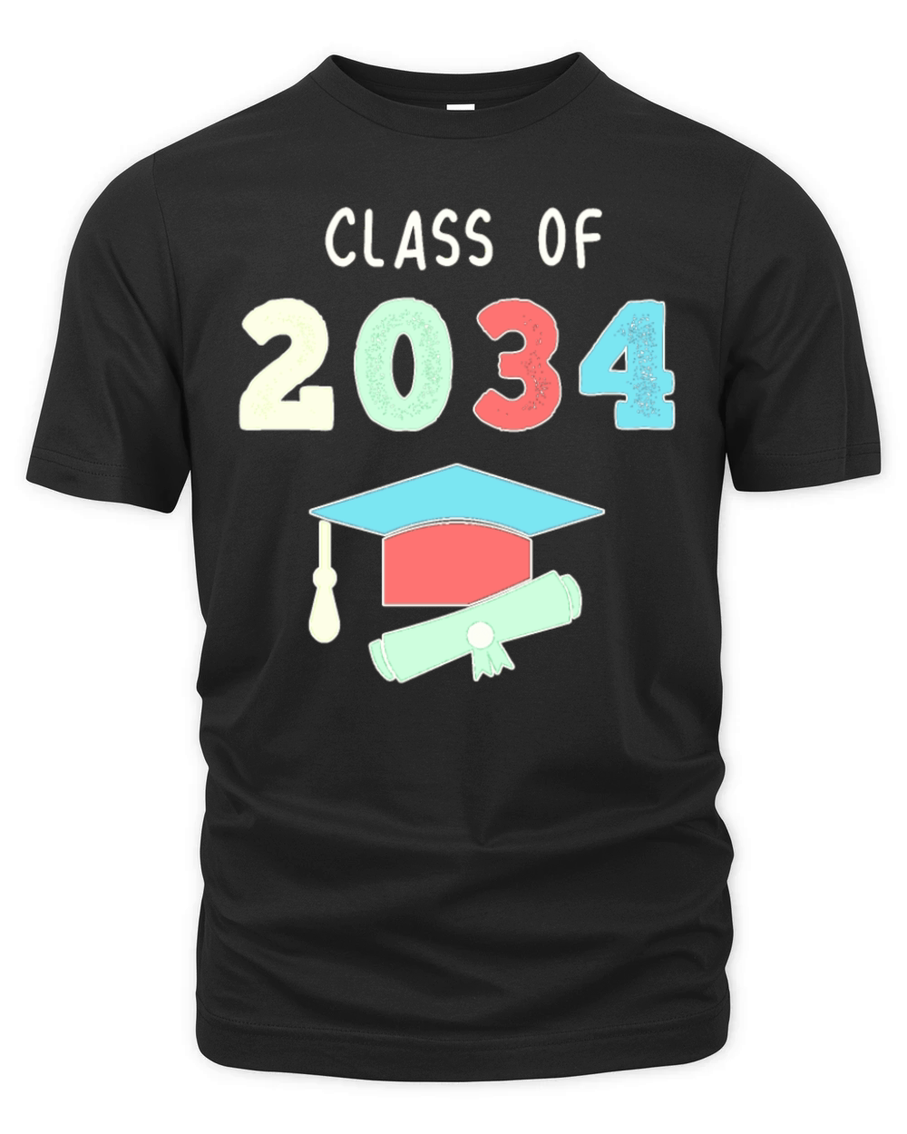 School graduation senior class 2034 Organic Unisex T-shirt