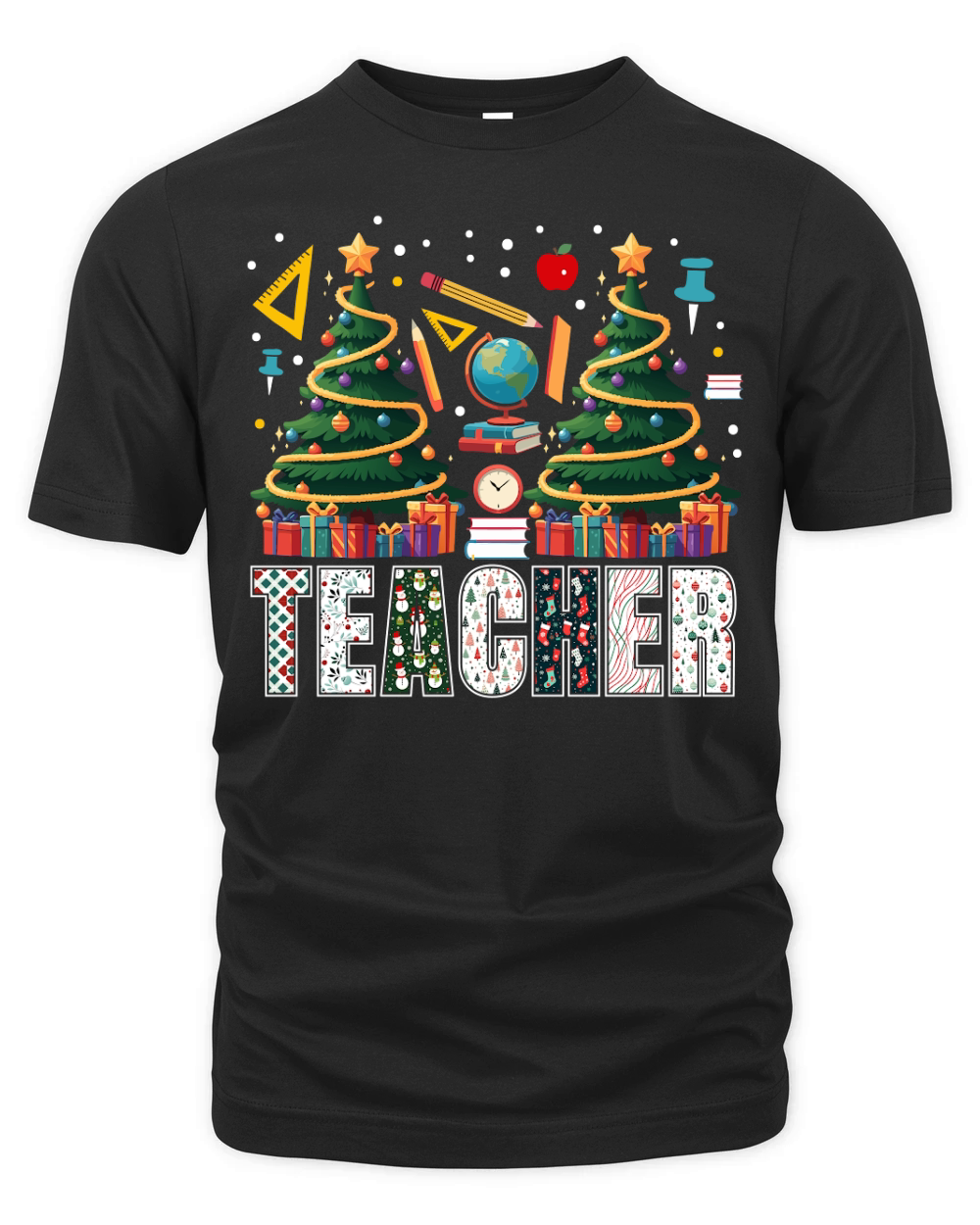 Teacher Christmas 1.01 Organic Unisex T-shirt