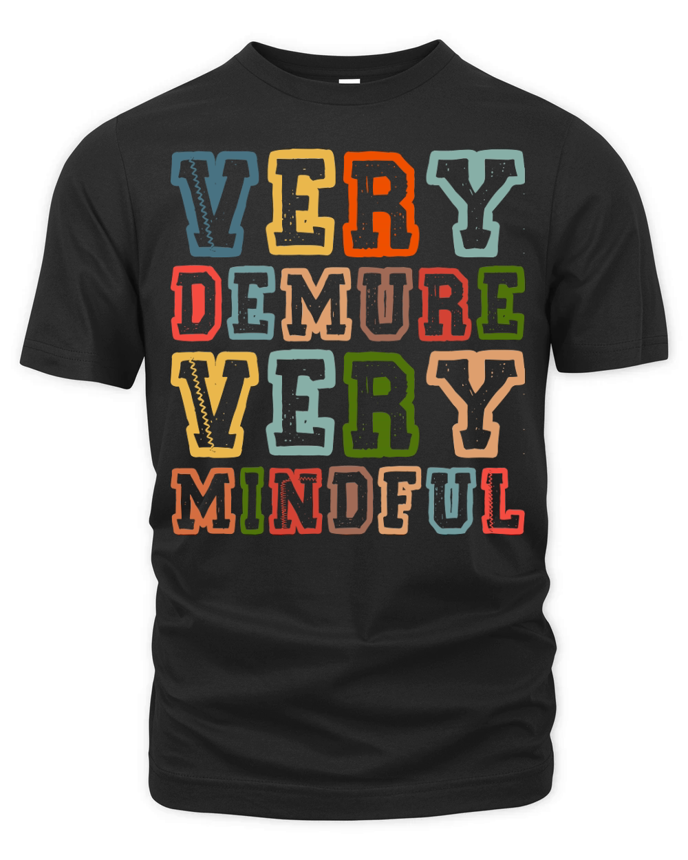 Very Demure Very Mindful 2 Organic Unisex T-shirt