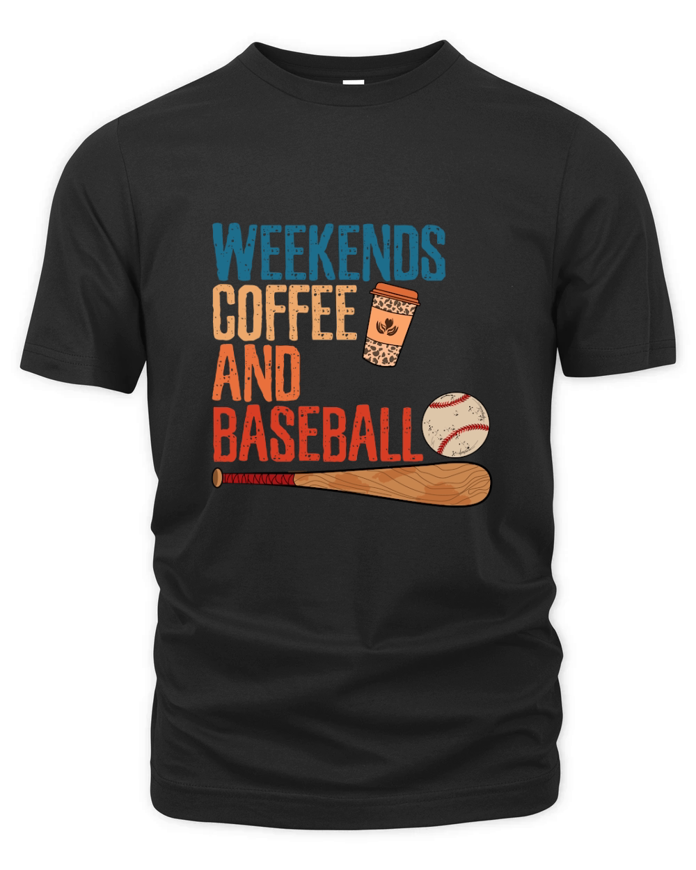 Weekends Coffee And Baseball 2.01 Organic Unisex T-shirt