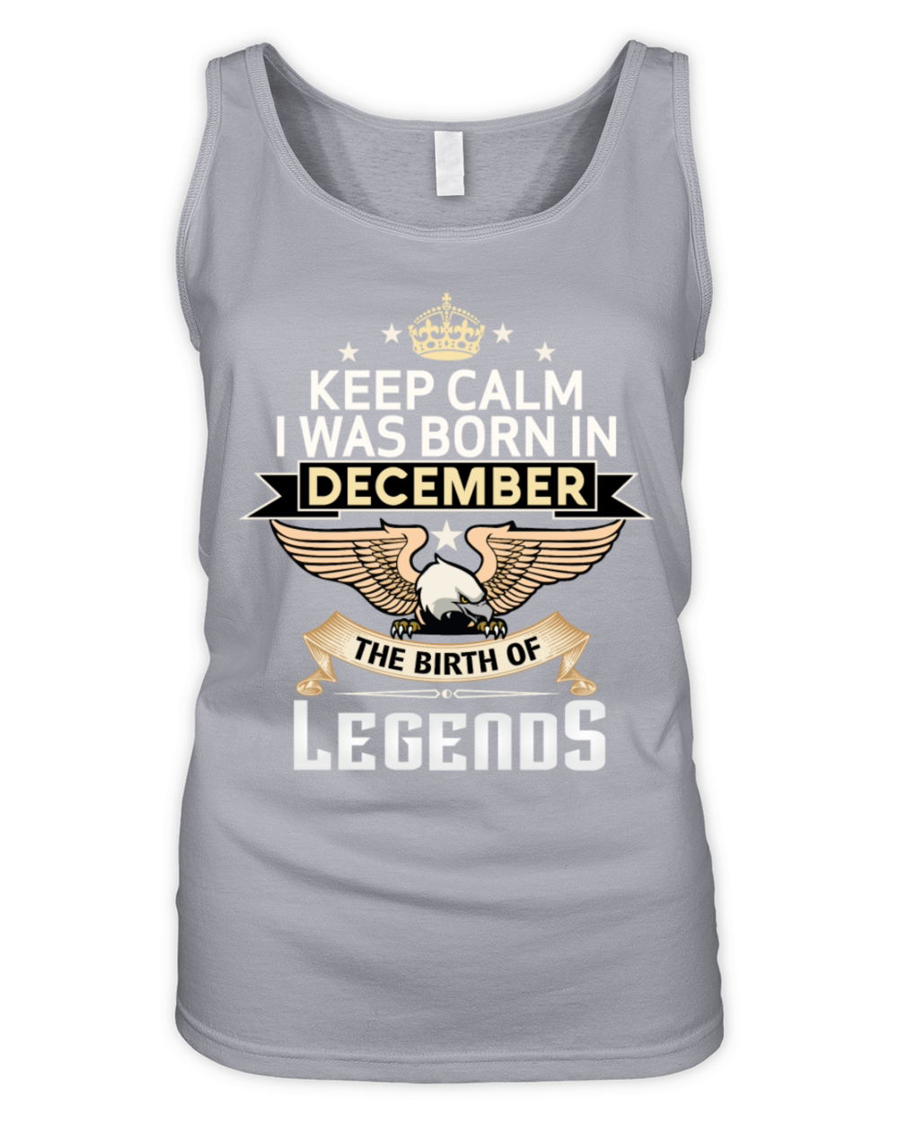 BORN IN DECEMBER Organic Women's Tank Top
