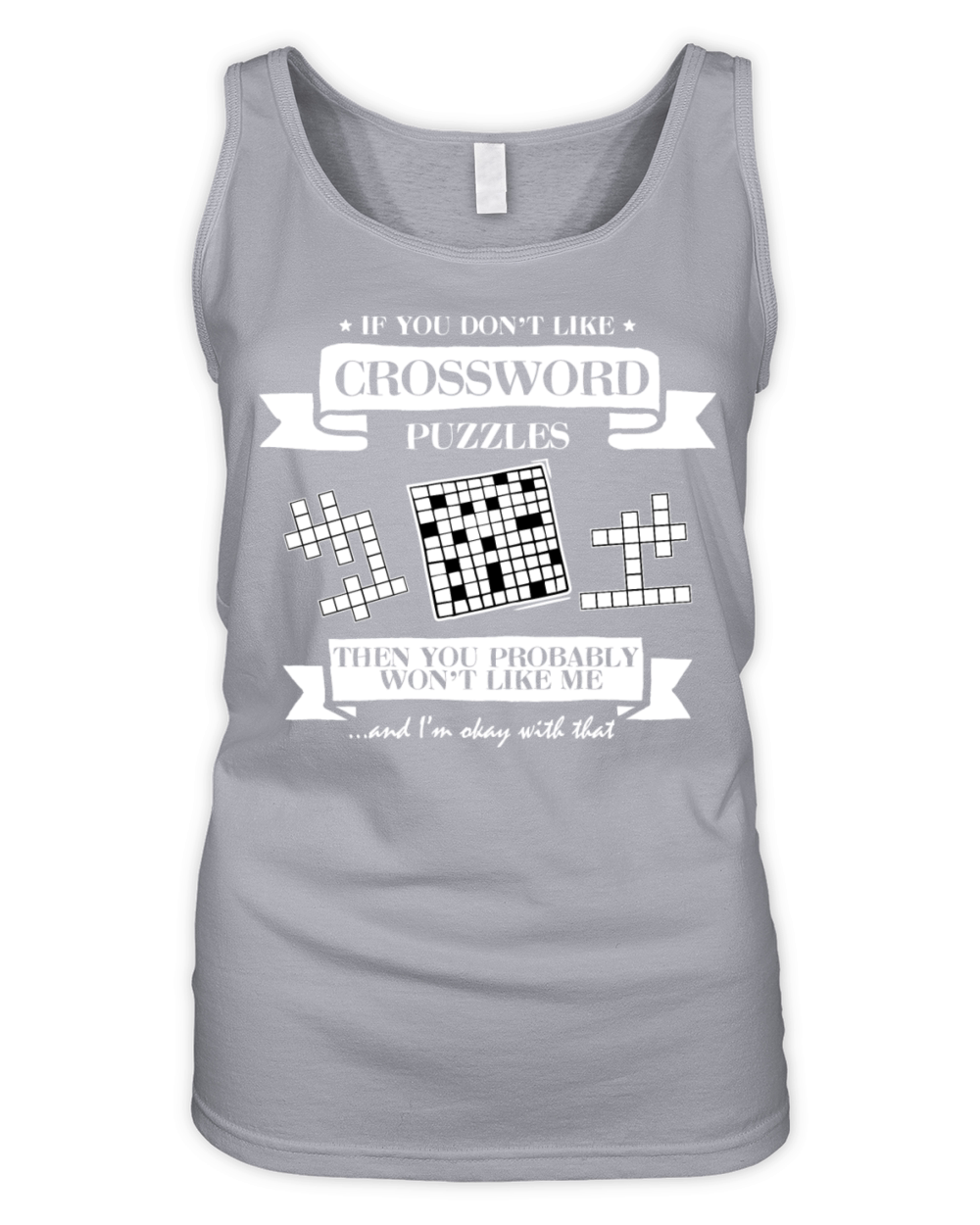 Crossword puzzle fan Organic Women's Tank Top