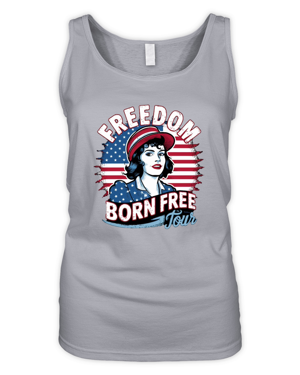 Freedom Born Free Tour Organic Women's Tank Top
