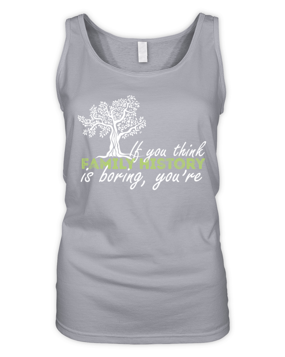 Genealogy - If you think family history is boring Organic Women's Tank Top