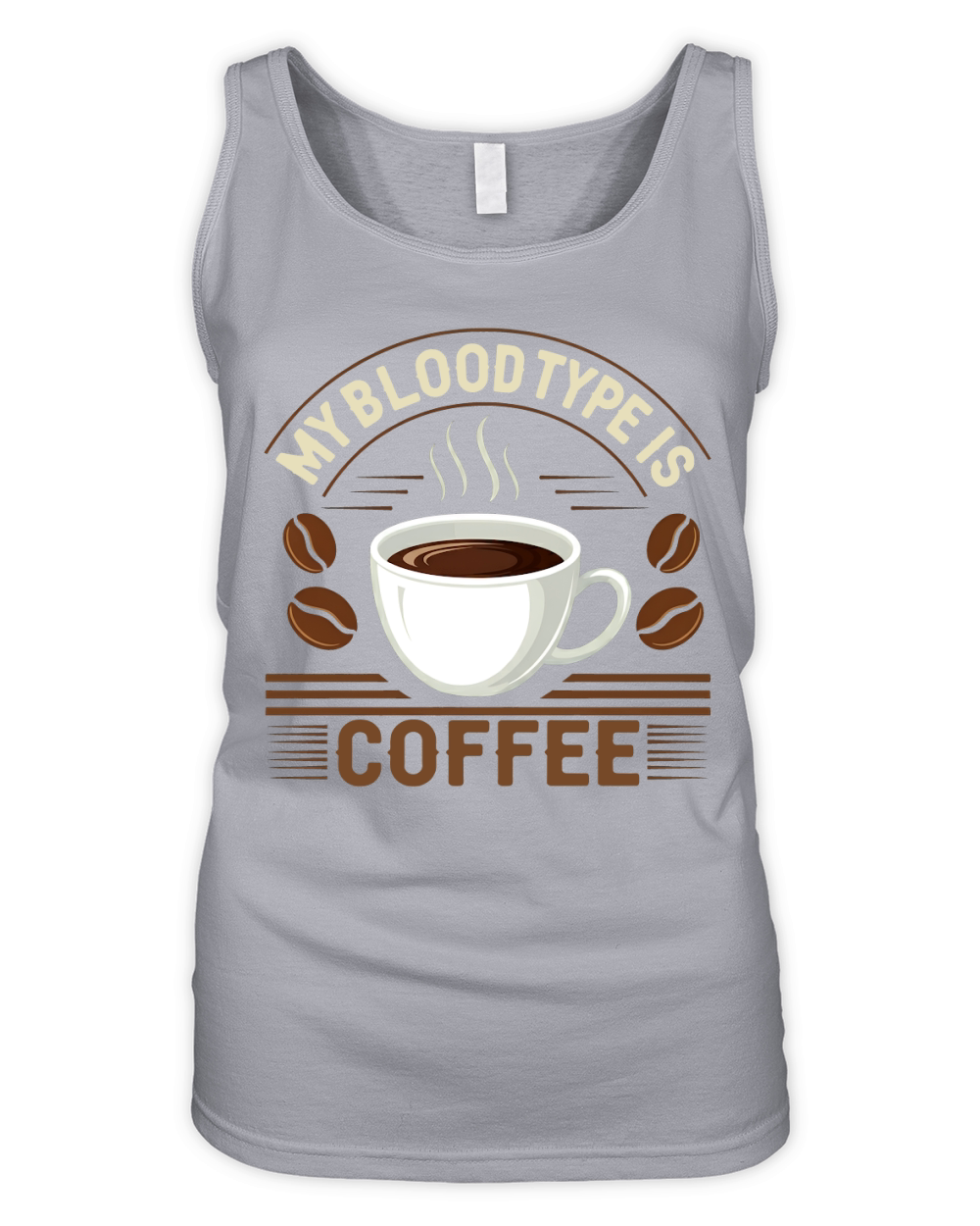 My Blood Type is Coffee 3 Organic Women's Tank Top
