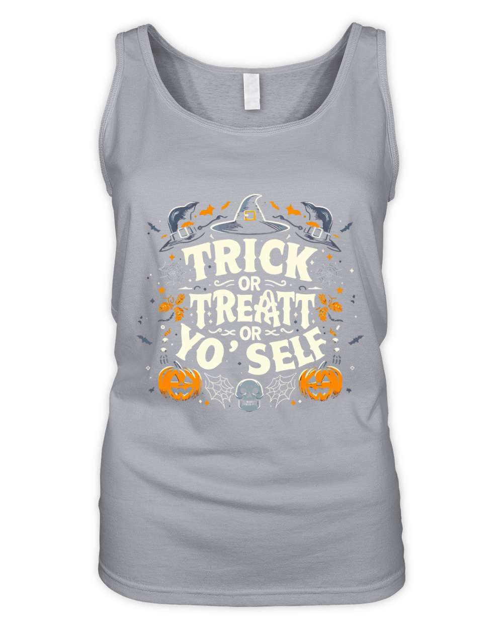 trick or treat or your self Organic Women's Tank Top