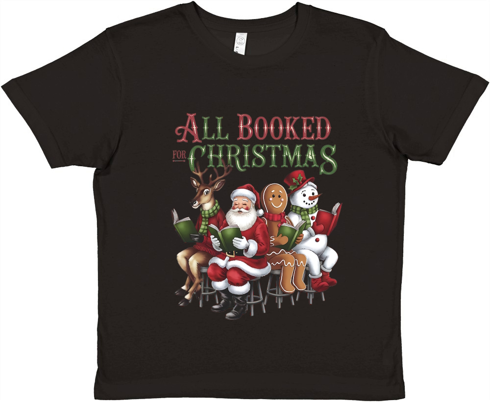All booked for christmas 2 Premium Kids Crewneck T-shirt