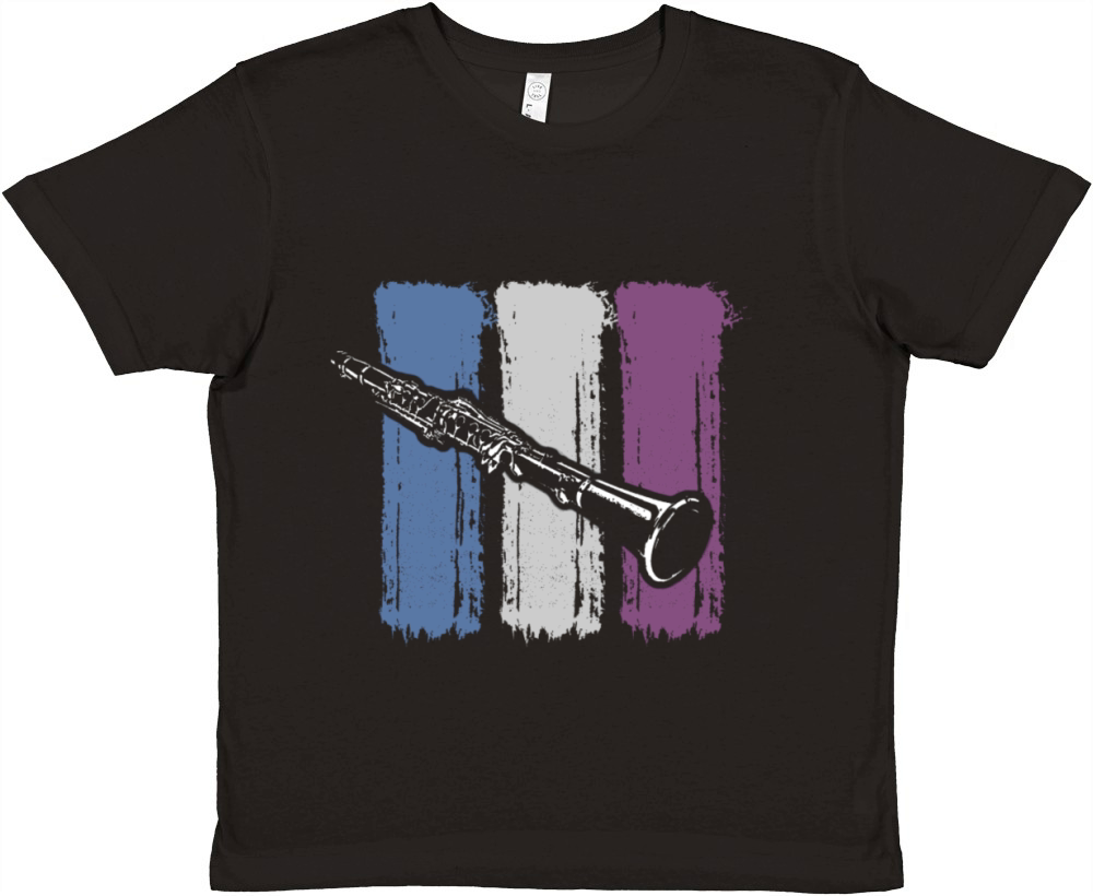 clarinet Premium Kids Crewneck T-shirt
