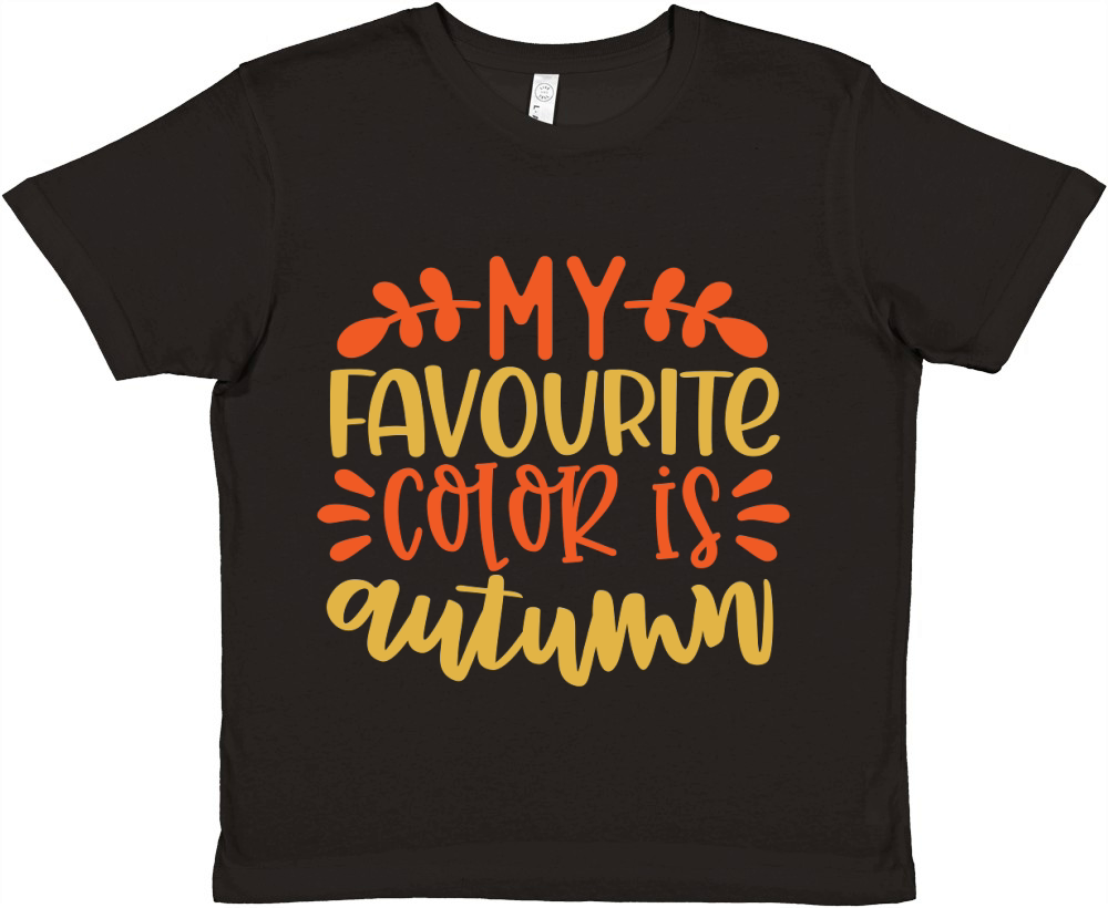 Favourite color is autumn Premium Kids Crewneck T-shirt