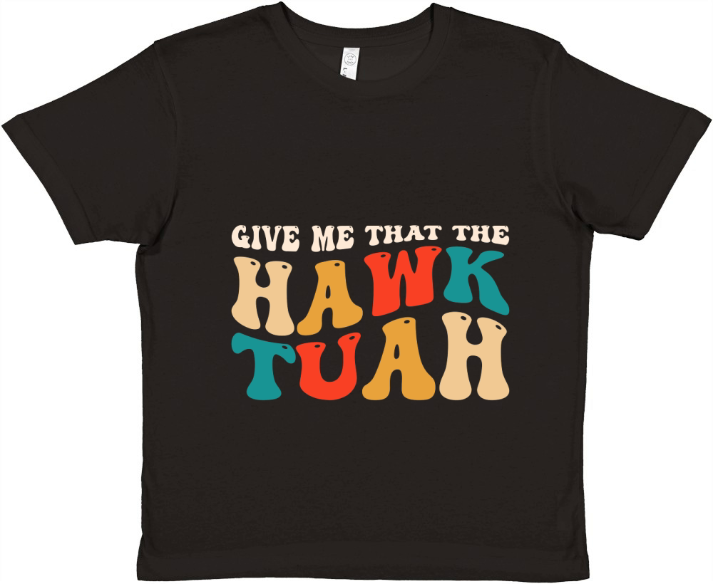 Give Me That The Hawk Tuah Premium Kids Crewneck T-shirt