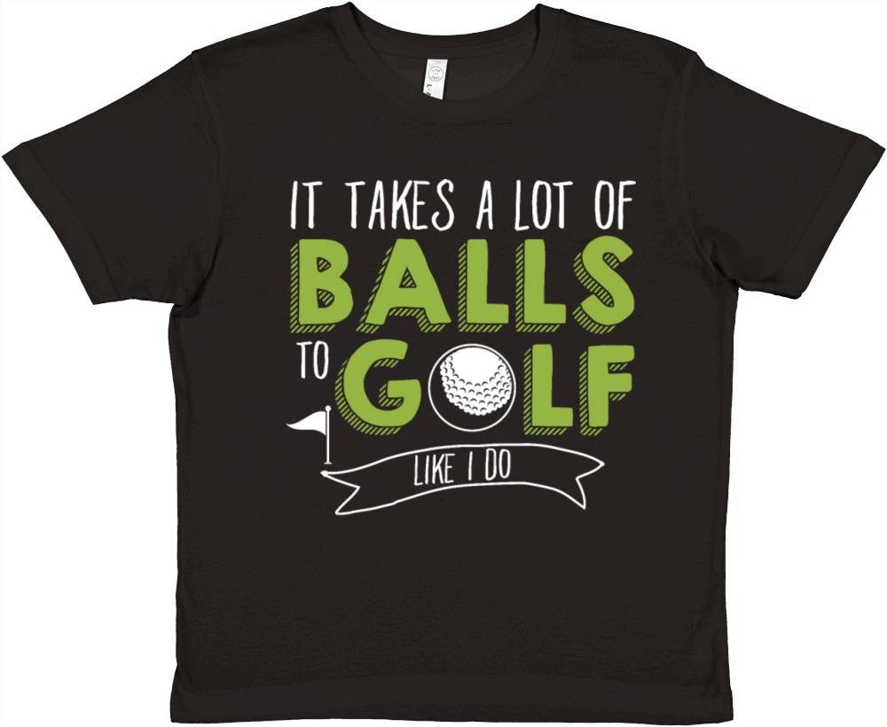 Golf Pro Premium Kids Crewneck T-shirt