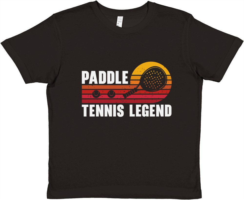 Paddle Tennis Legend Premium Kids Crewneck T-shirt