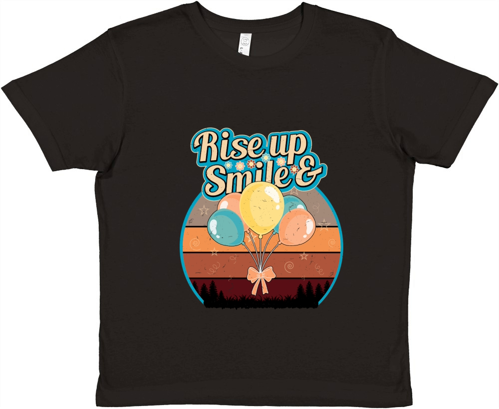 rise up smile Premium Kids Crewneck T-shirt