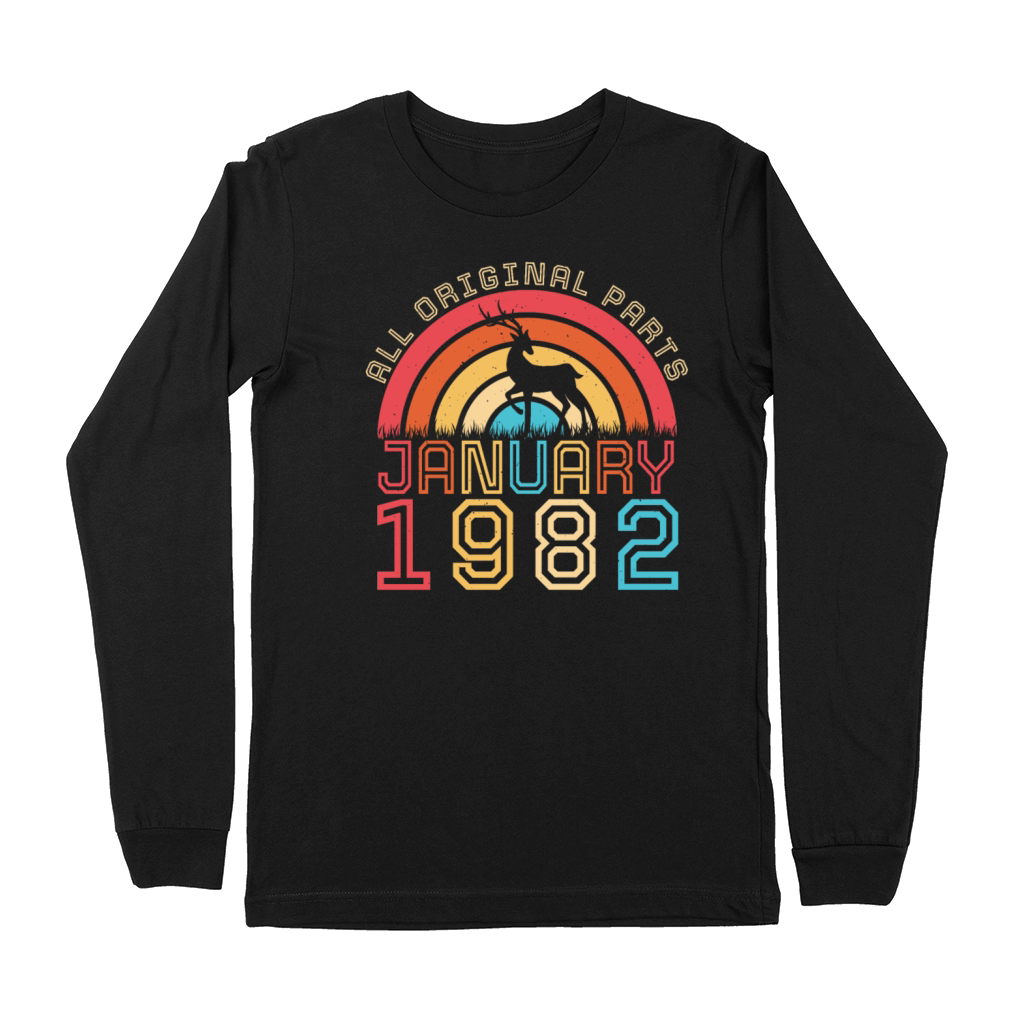 Born January 1982 Vintage Premium Long Sleeve