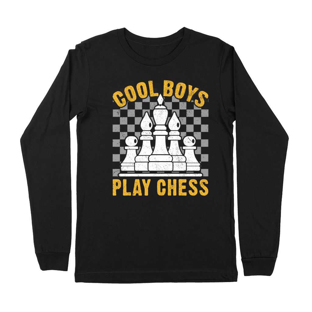 Cool Boys Play Chess Premium Long Sleeve