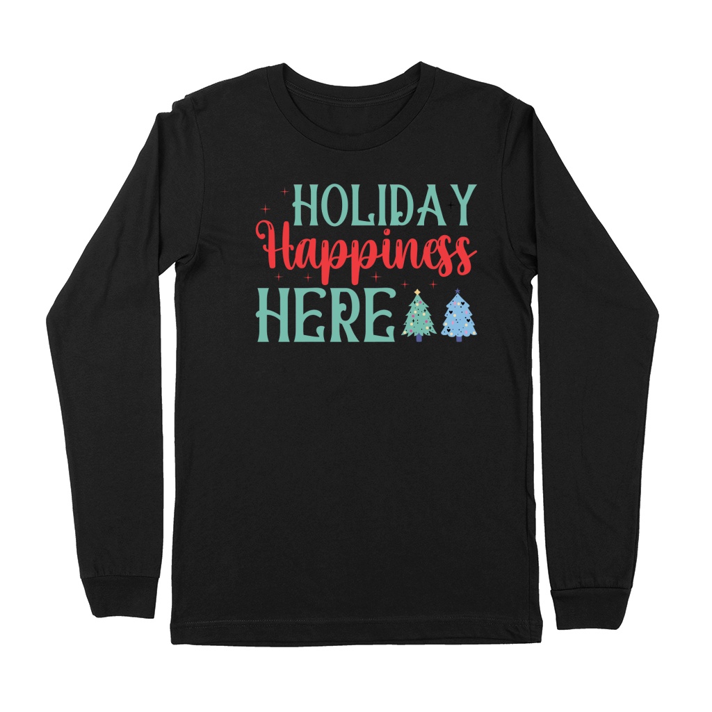 Holiday happiness here Premium Long Sleeve