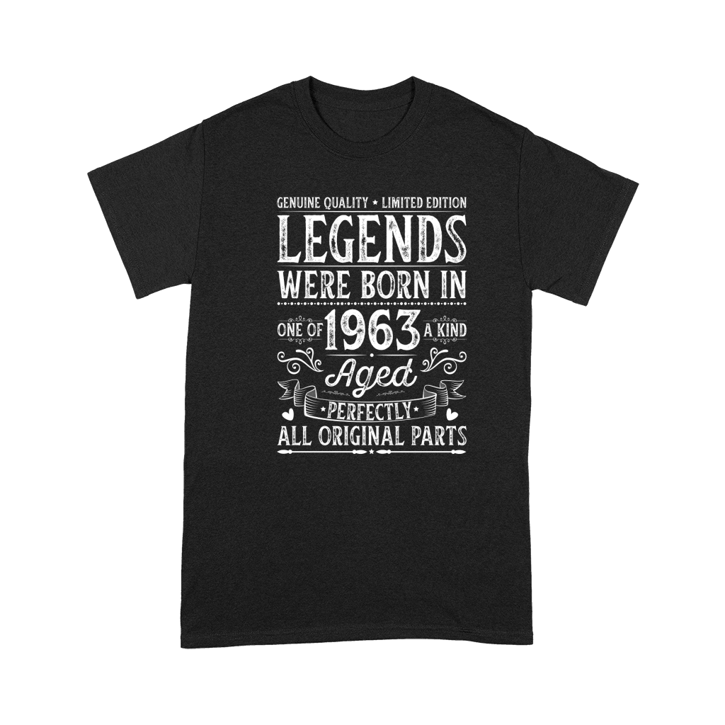 Legends Were Born In 1963 Aged Perfectly Premium T-shirt