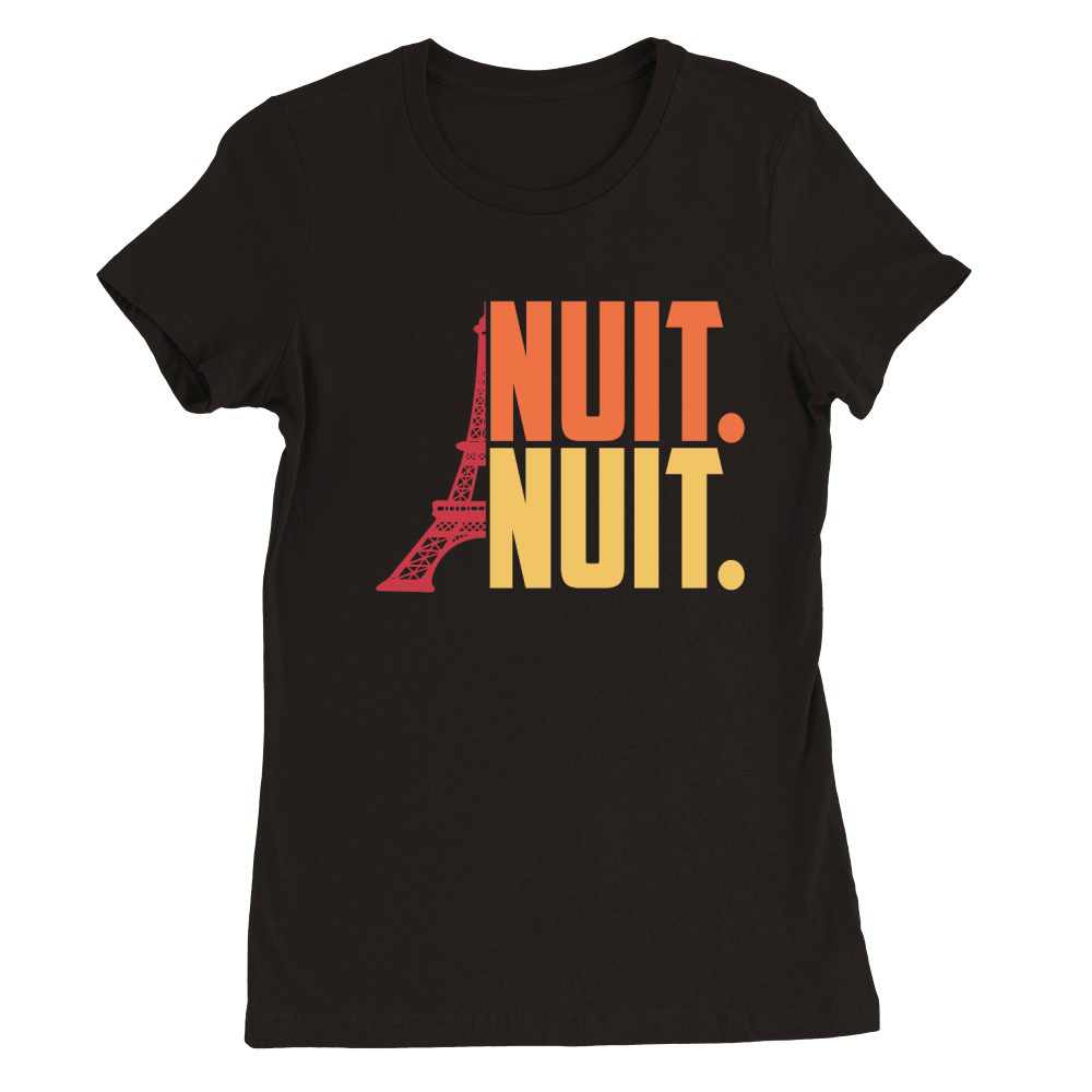 Nuit Nuit Premium Womens Crewneck T-shirt